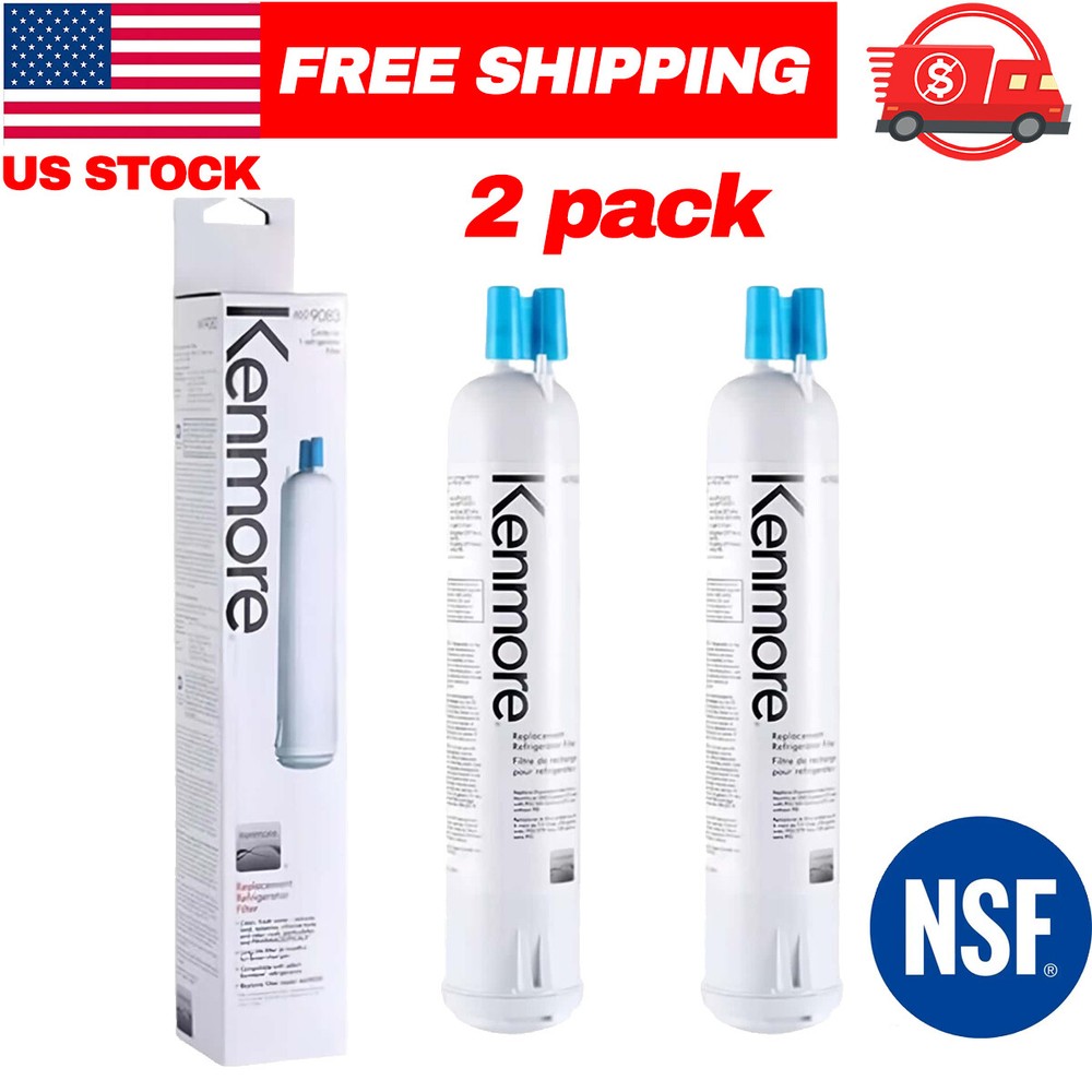 2-Pack Kenmore 9083 Refrigerator Water Filter Replacement Cartridge
