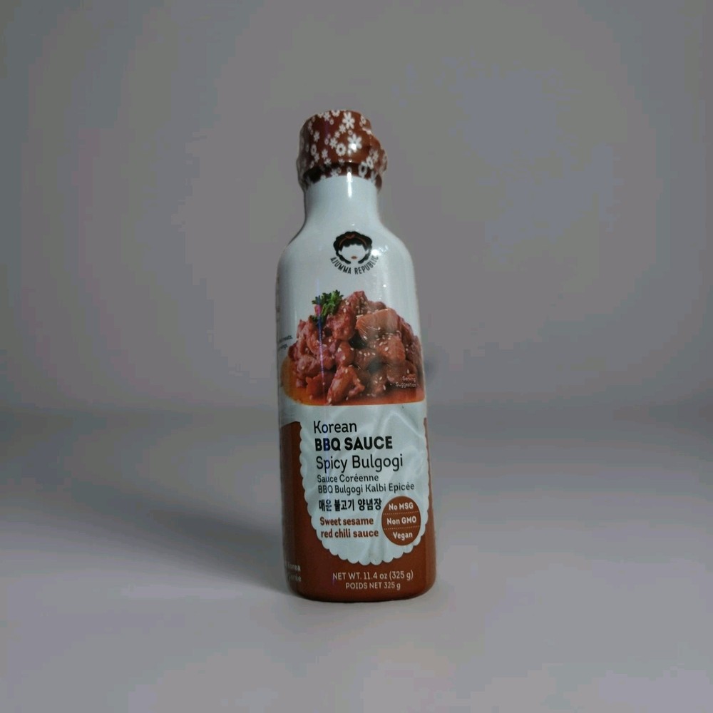 Spicy Korean BBQ Bulgogi Sauce with Sweet Sesame & Red Chili 11.82oz