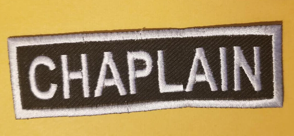 CHAPLAIN Club Officer Embroidered Patch Worldwide shipping