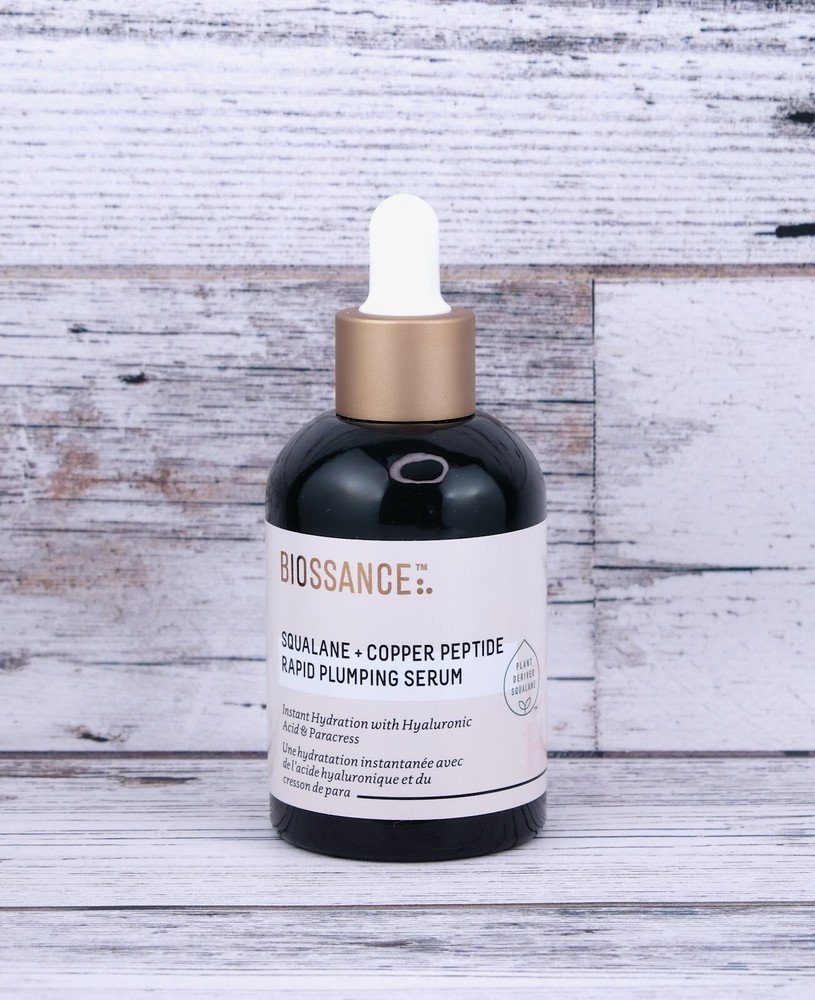 Biossance Squalane Copper Peptide Plumping Serum 1.69 oz New Sealed