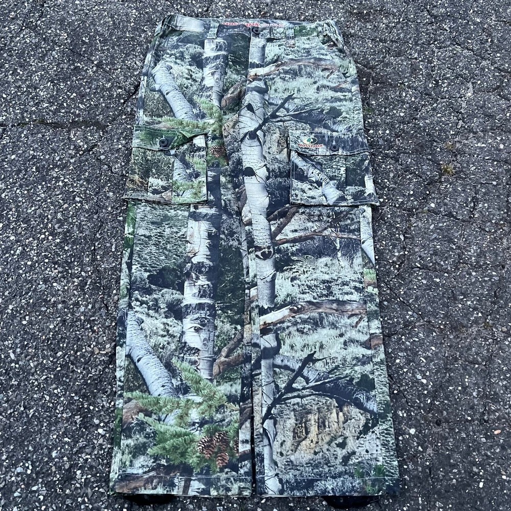 Vintage Y2K Mossy Oak Realtree Camo Hunting Work Pants