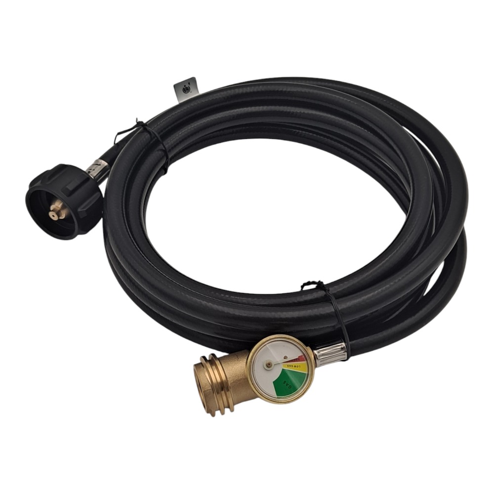 Удлинитель шланга бака пропана 12 футов с датчиком для газового гриля нагревателя