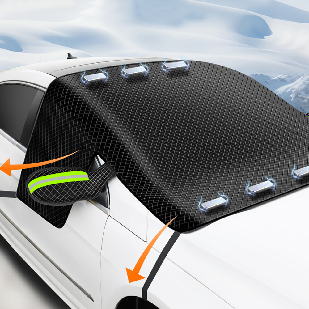 Magnetic Winter Car Windshield Cover Snow Ice Dust Frost Front Shade Protector