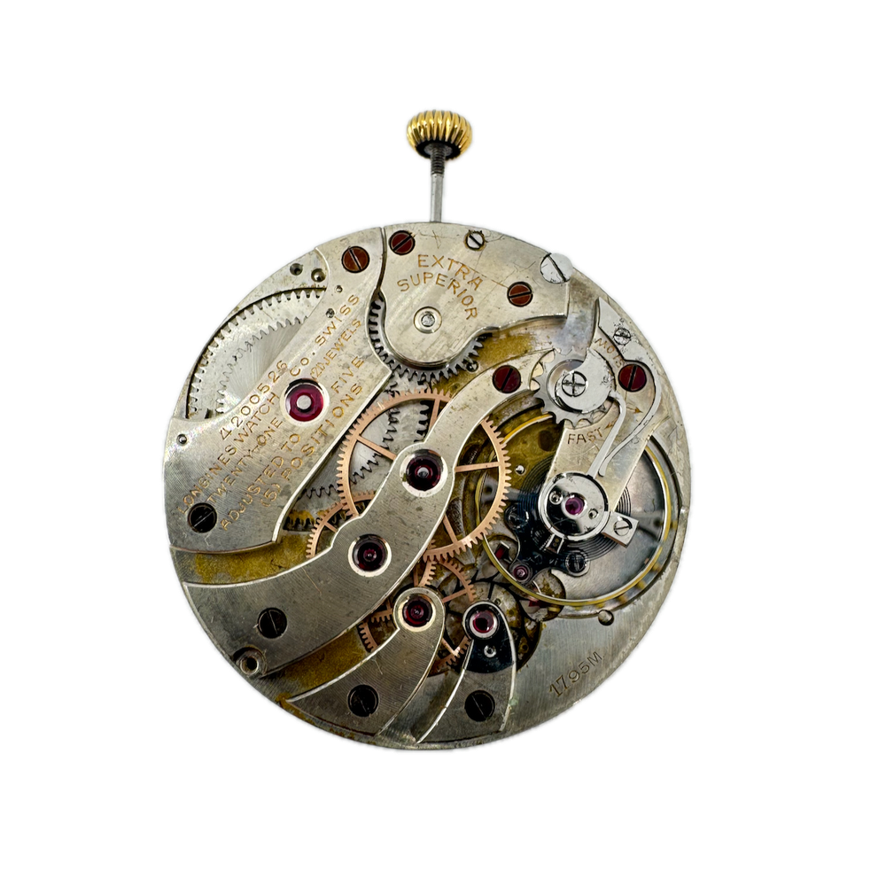 Antique 38mm Tiffany & Co. 21 Jewel Pocket Watch Movement Longines 17.95M