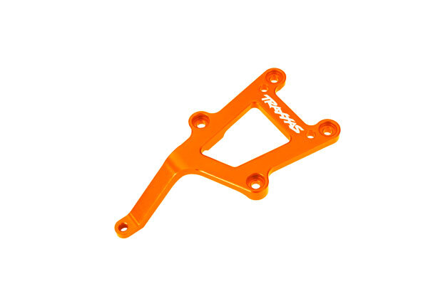 Traxxas 8321-ORNG - Soporte de chasis delantero de aluminio, naranja