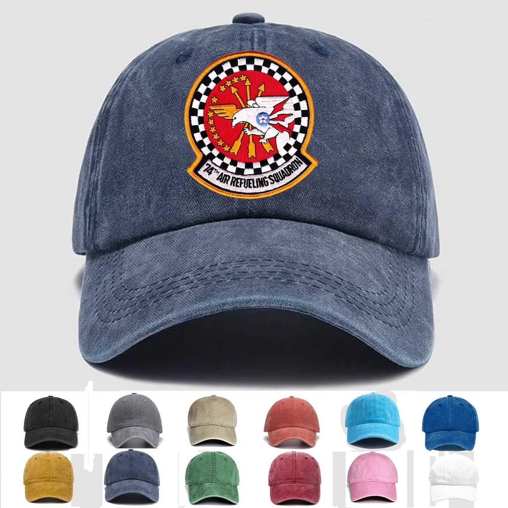 Custom Embroidered Hat 74th Air Refueling Squadron, Veteran Cap, Trucker Hat