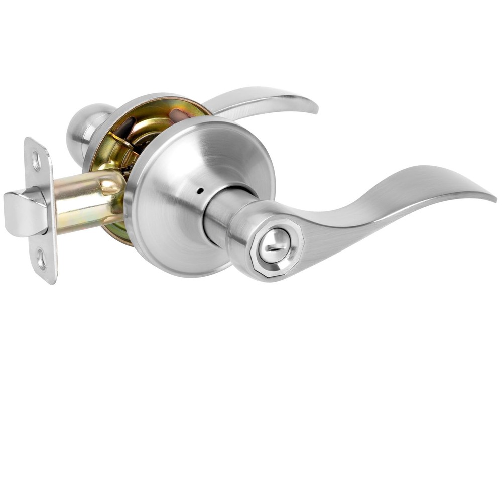Privacy Door Levers, Interior Door Handles for Bedroom and Bathroom, Lever Do...
