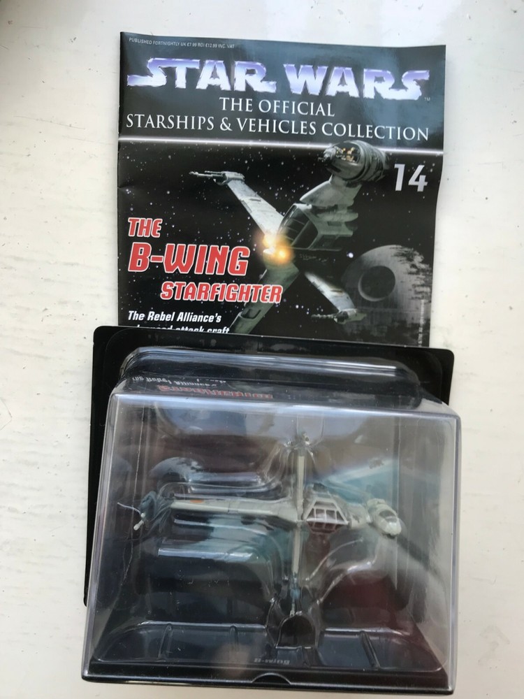 STAR WARS DEAGOSTINI STARSHIPS & VEHICLES COLLECTION #14 THE B-WING STARFIGHTER