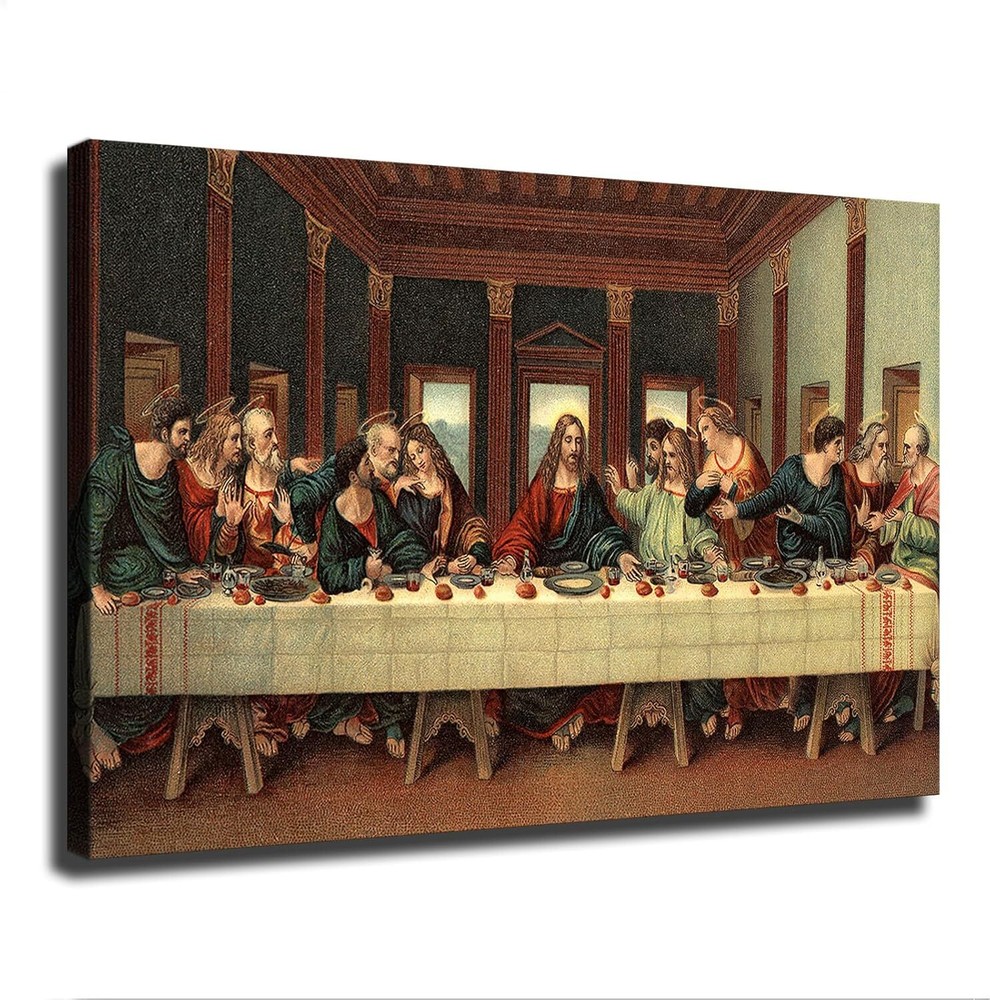 The Last Supper The Lord's Supper Canvas Poster Modern Aesthetic Picture Wall