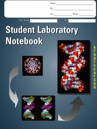Hardcover Student Lab Notebook by Macademix for Science Experiments