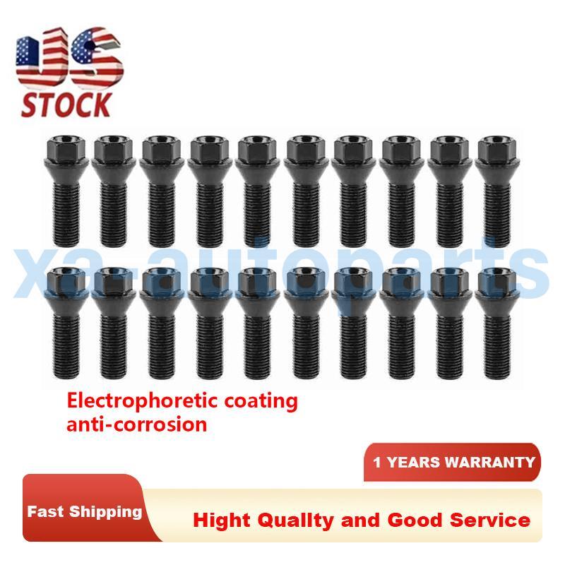 20pcs M14-1.5 Wheel Lug Bolt 36136781152 for BMW 745i 750i 750Li 760i 760Li X3