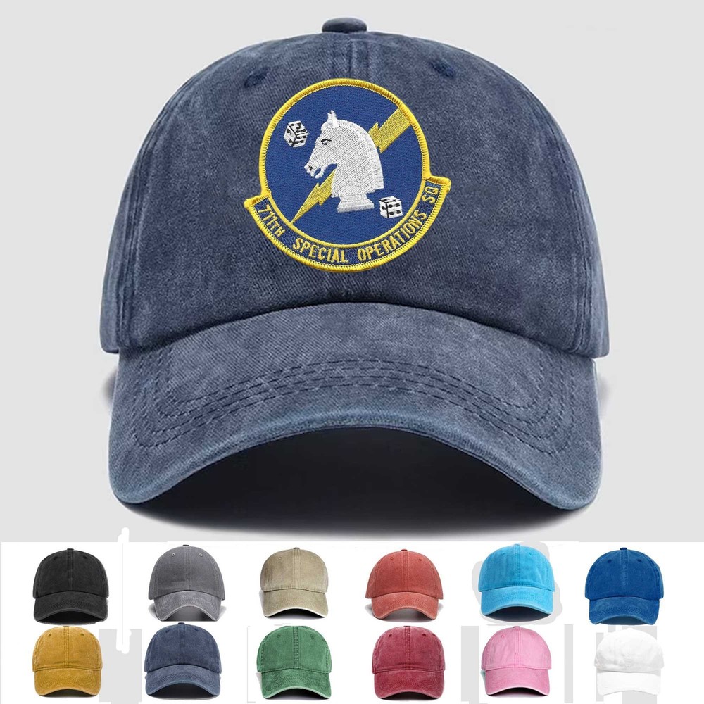 Custom Embroidered Hat 711th Special Operations Squadron, Veteran Cap, Gift Idea