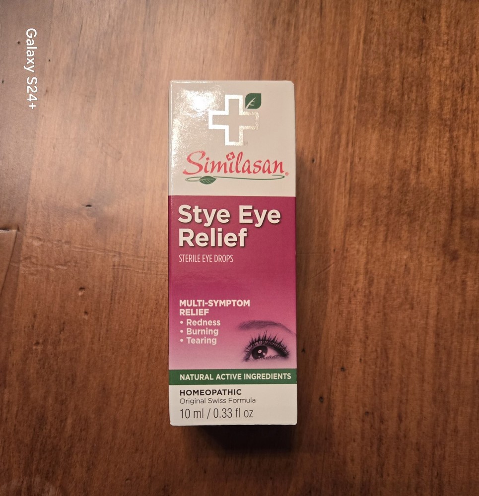 SIMILASAN STYE EYE RELIEF 0.33 FL OZ EXP 3/26 BRAND NEW, Safe To Use w/ Contacts