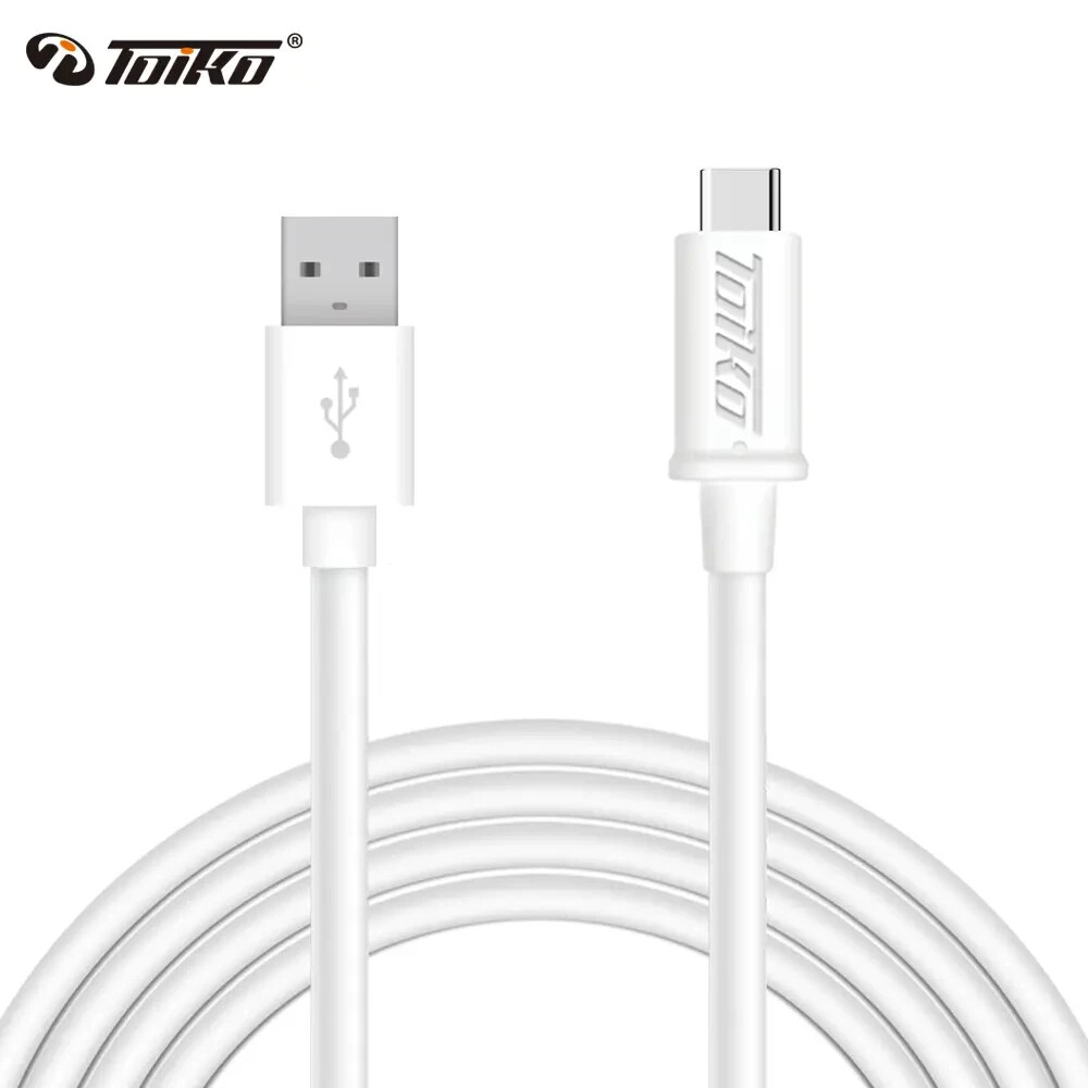 2m USB A to Type C Toiko Fast Charging Cable 22W QC