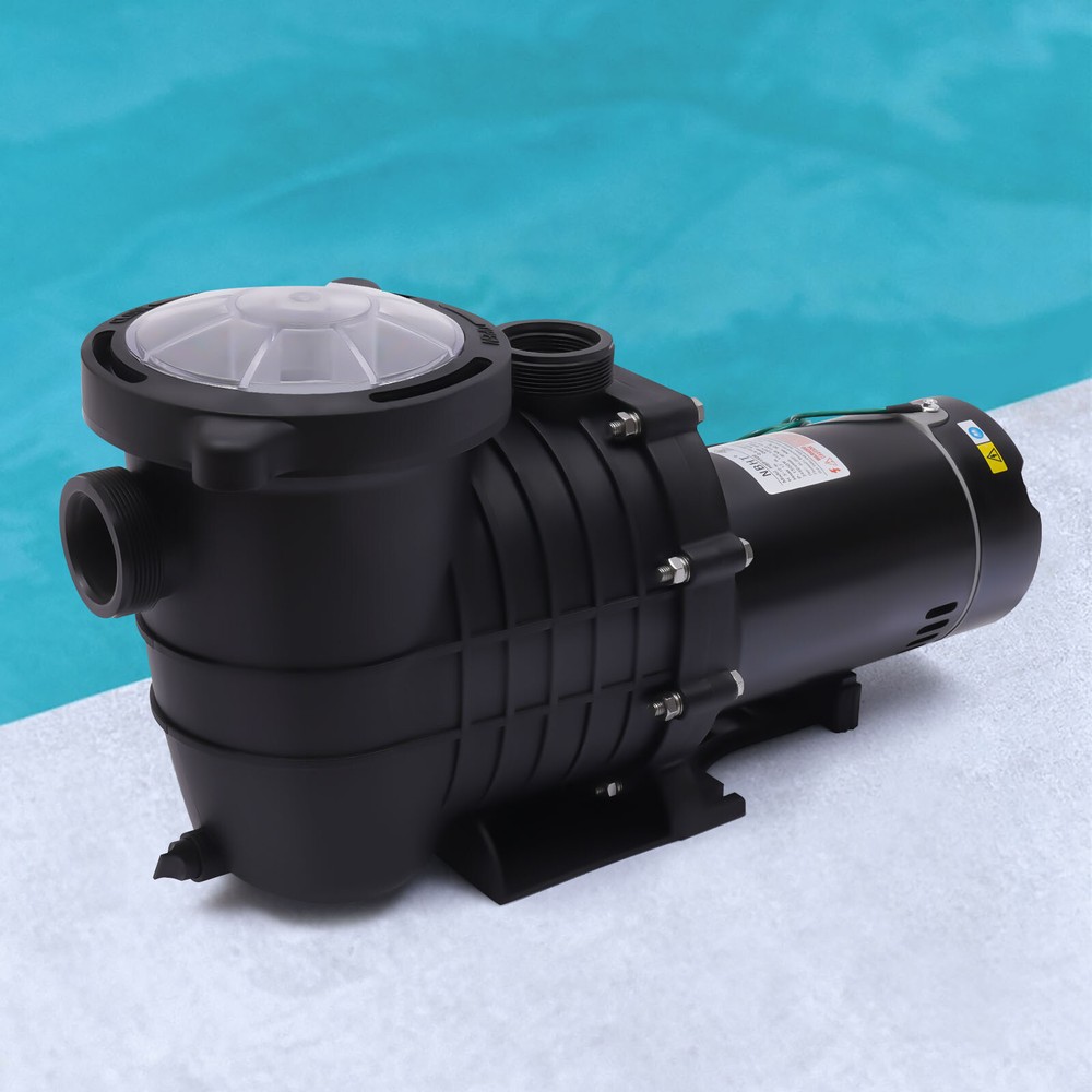 High-Performance Swimming Pool Pump for In-Ground & Above-Ground Pools with Strainer Basket