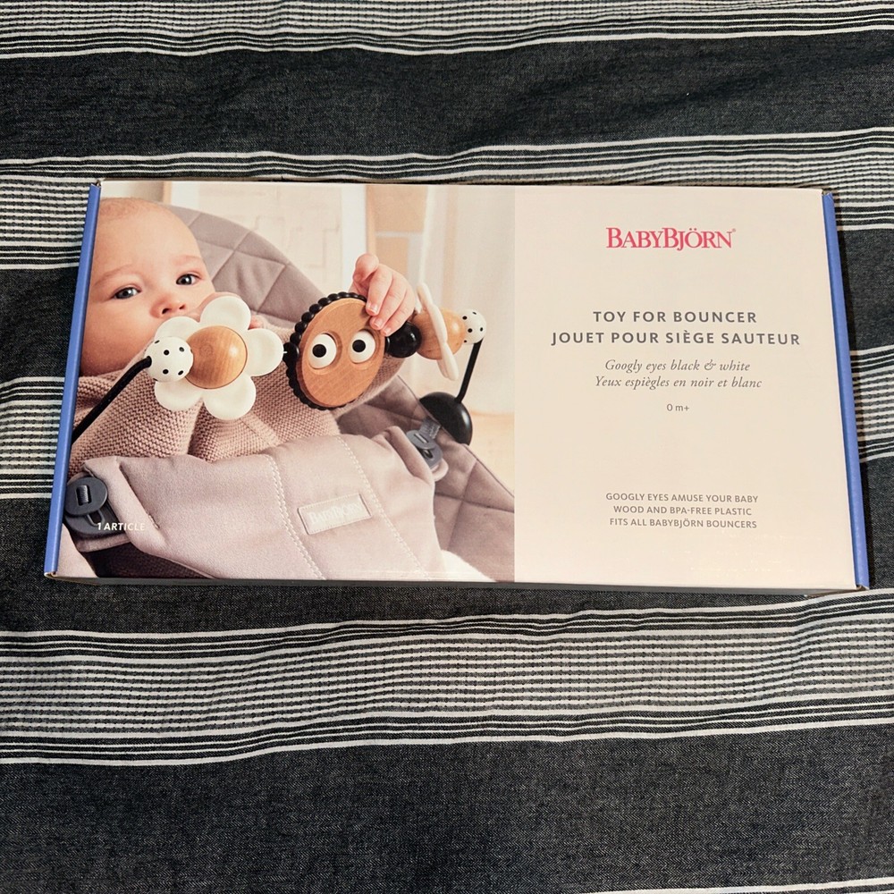 BabyBjörn Toy for Bouncer, Googly Eyes Black & White