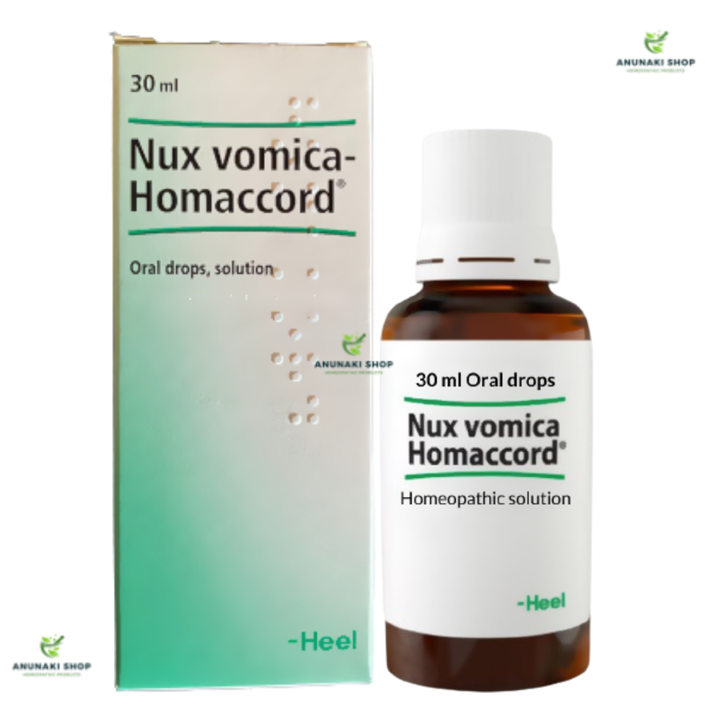 Nux vomica-Homaccord Heel 30 ml liver, stomach and intestinal problems  1/3/5/10