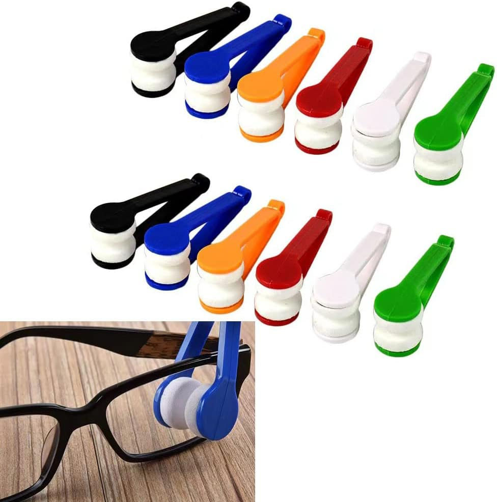10 Pcs Glasses Eyeglass Lens Cleaner Sun Spectacles Cleaner Soft Microfiber Brus