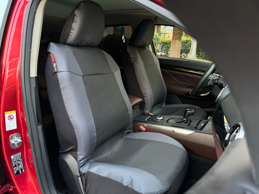 For Toyota Camry 1995-2016 Car Front Seat Covers Waterproof Gray Canvas 2PCS