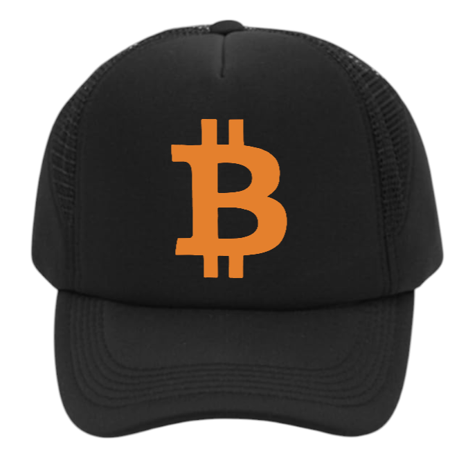 Bitcoin Cryptocurrency Snapback Trucker Hat Adjustable Bitcoin $100K Cap-image