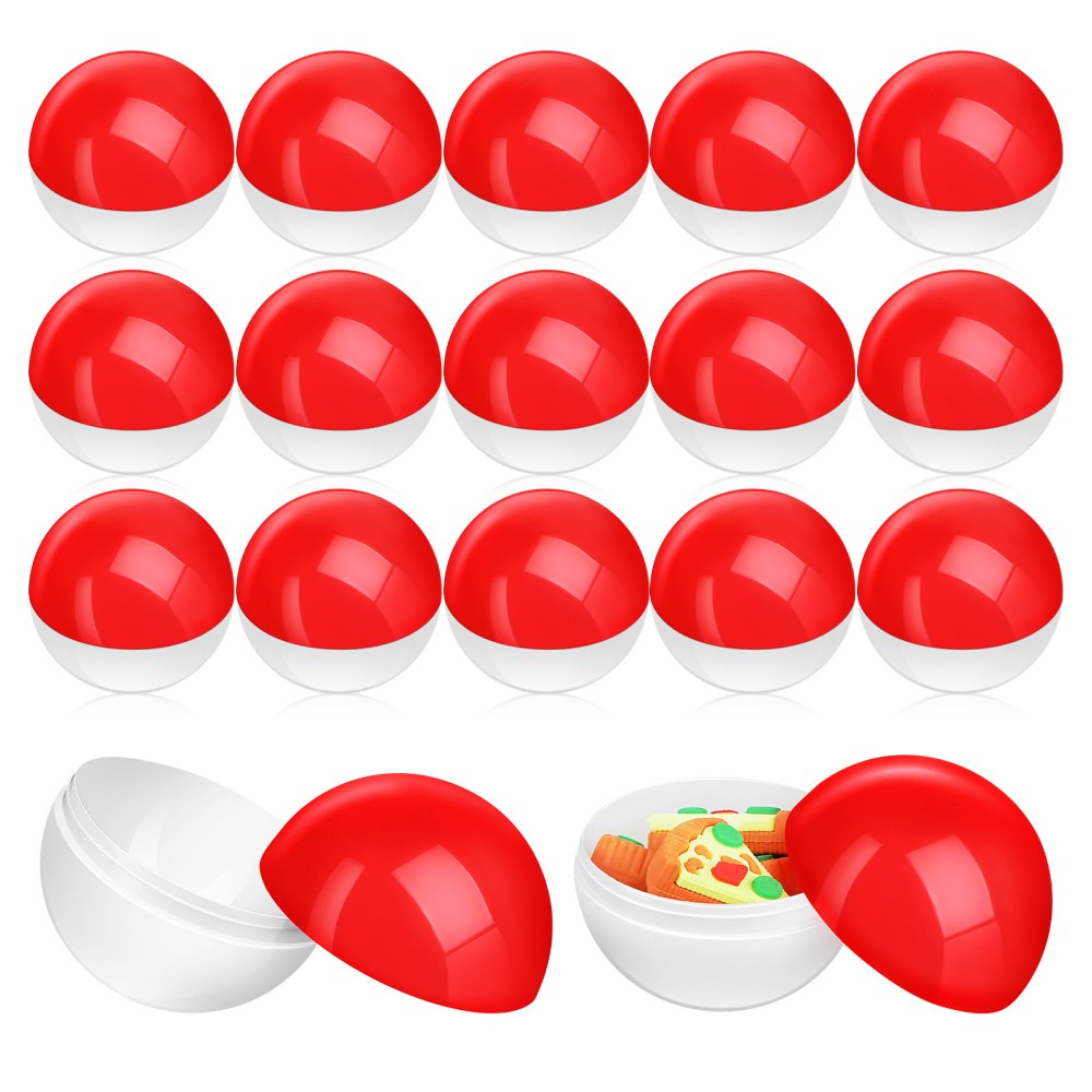 20 Pcs DIY Christmas Ball Capsules for Vending Machines & Party Decor