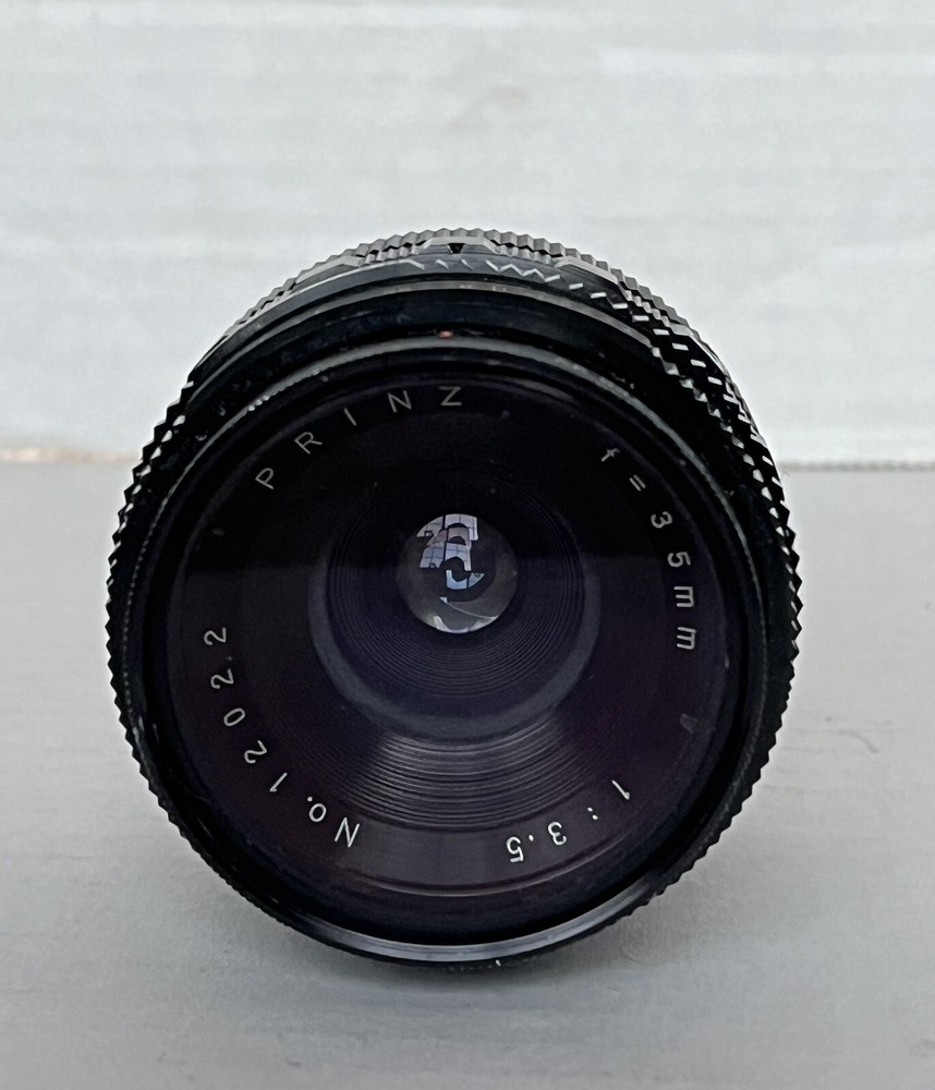 Vintage Prinz 3.5 f 35mm No. 12022 Camera Lens Made in Japan *UNTESTED*