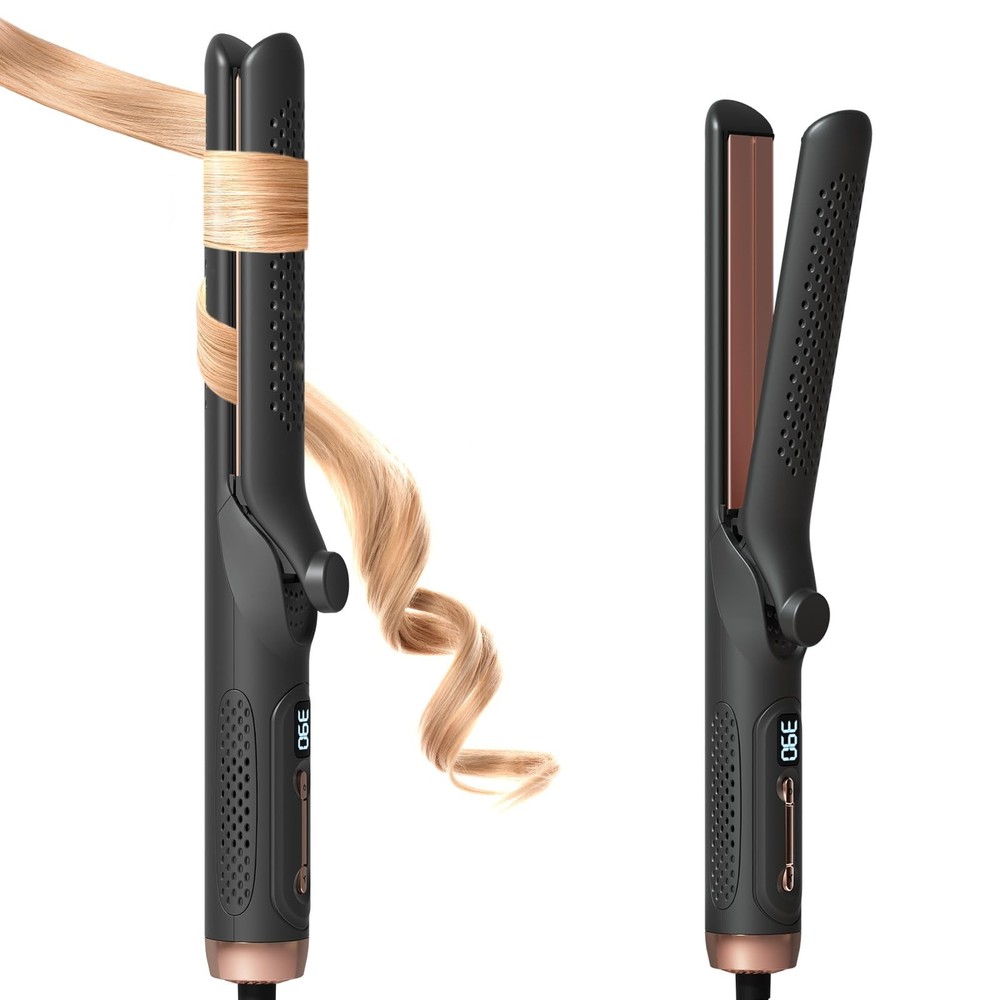 2-in-1 Hair Straightener & Curler with 360° Airflow Styler 1.25 Inch Iron