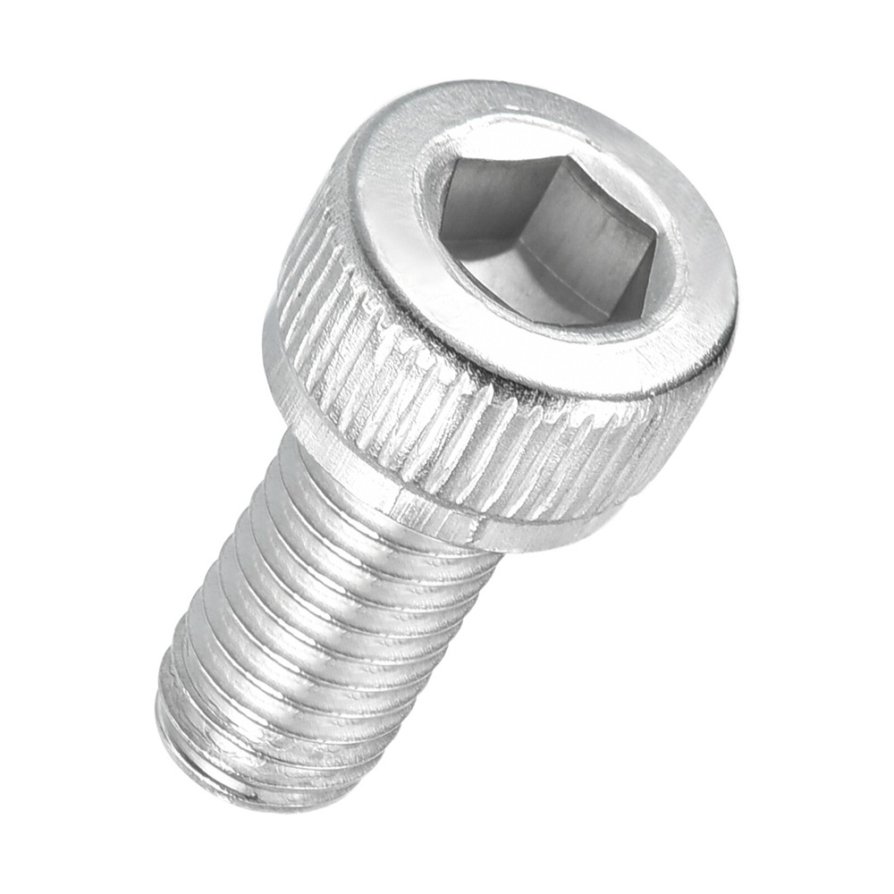 100pcs Socket Head Cap Screws - [M5-0.8 x 10mm] 304 Stainless Steel, Silver