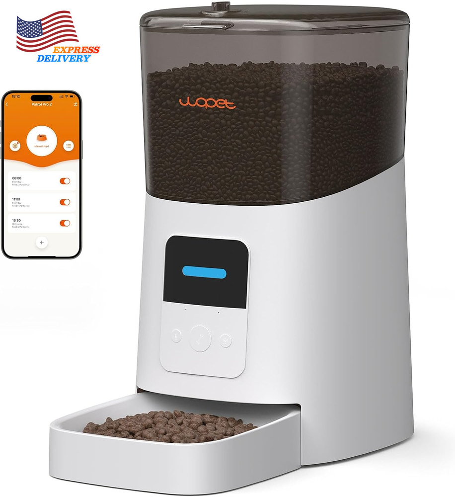 6L Automatic Cat Feeder Wifi Automatic Dog Feeder with APP Control FREE SHIPPING