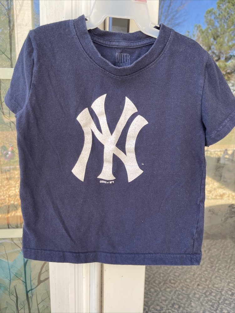 NY New York Yankees Baseball Tee 24 Months For Toddler EUC