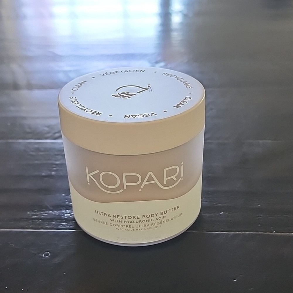 KOPARI Body Butter Ultra Restore Hyaluronic Acid OG Coconut Scent 7.7 oz