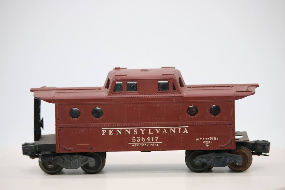 Vintage Lionel O Gauge Pennsylvania 536417 NY Zone Caboose 1 48 Scale Model Train