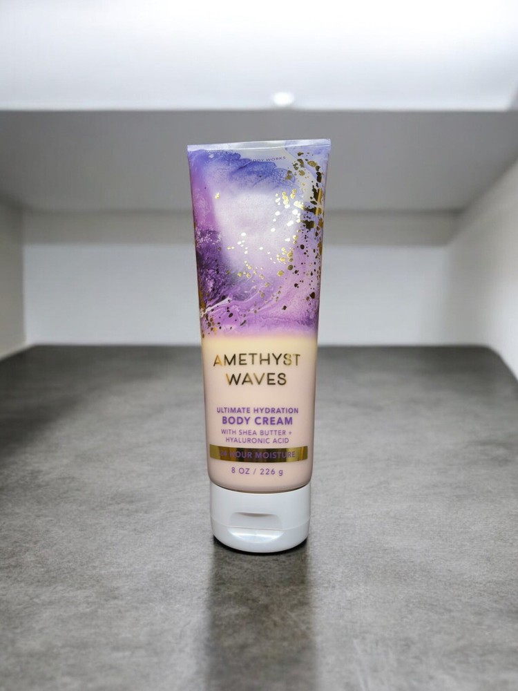 Bath & Body Works Amethyst Waves Ultimate Hydration Body Cream 8 oz Hyaluronic