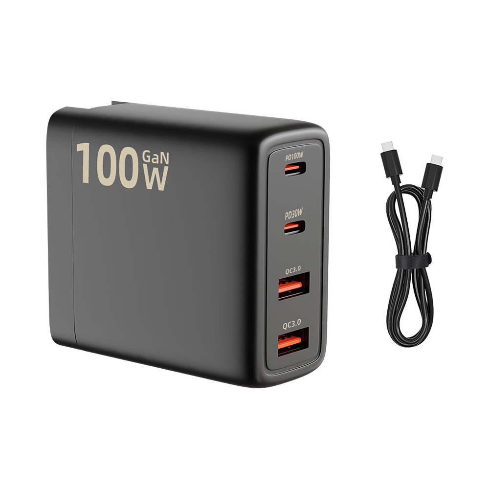 100W 4-Port PD QC3.0 Fast Charger for DJI Drone Camera Phone Laptop  