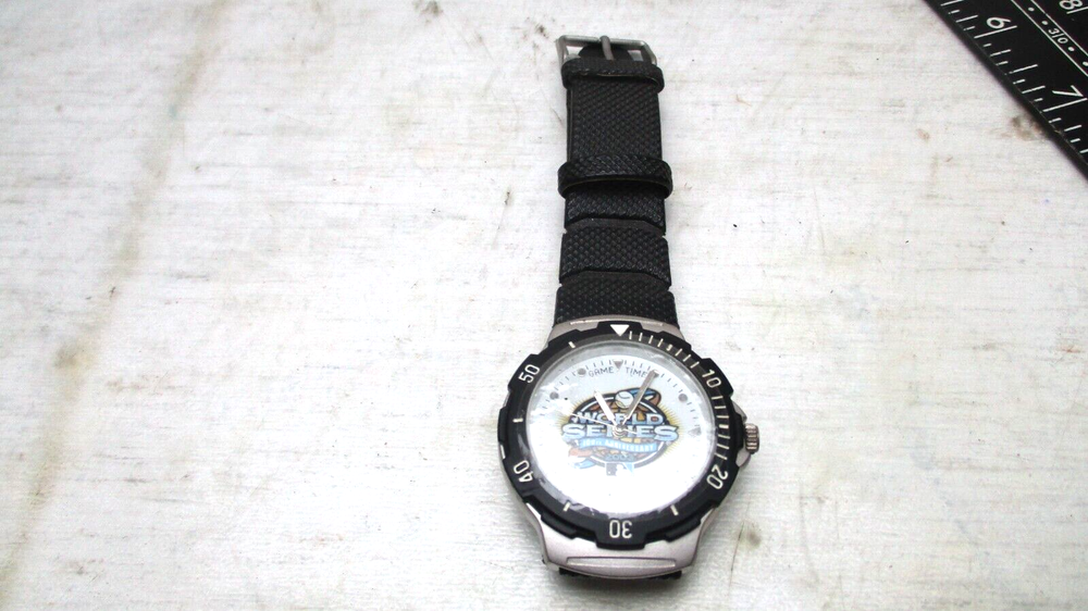 Men's 40mm Silver Tone Game Time Agent World Series 100th Anniversary Watch