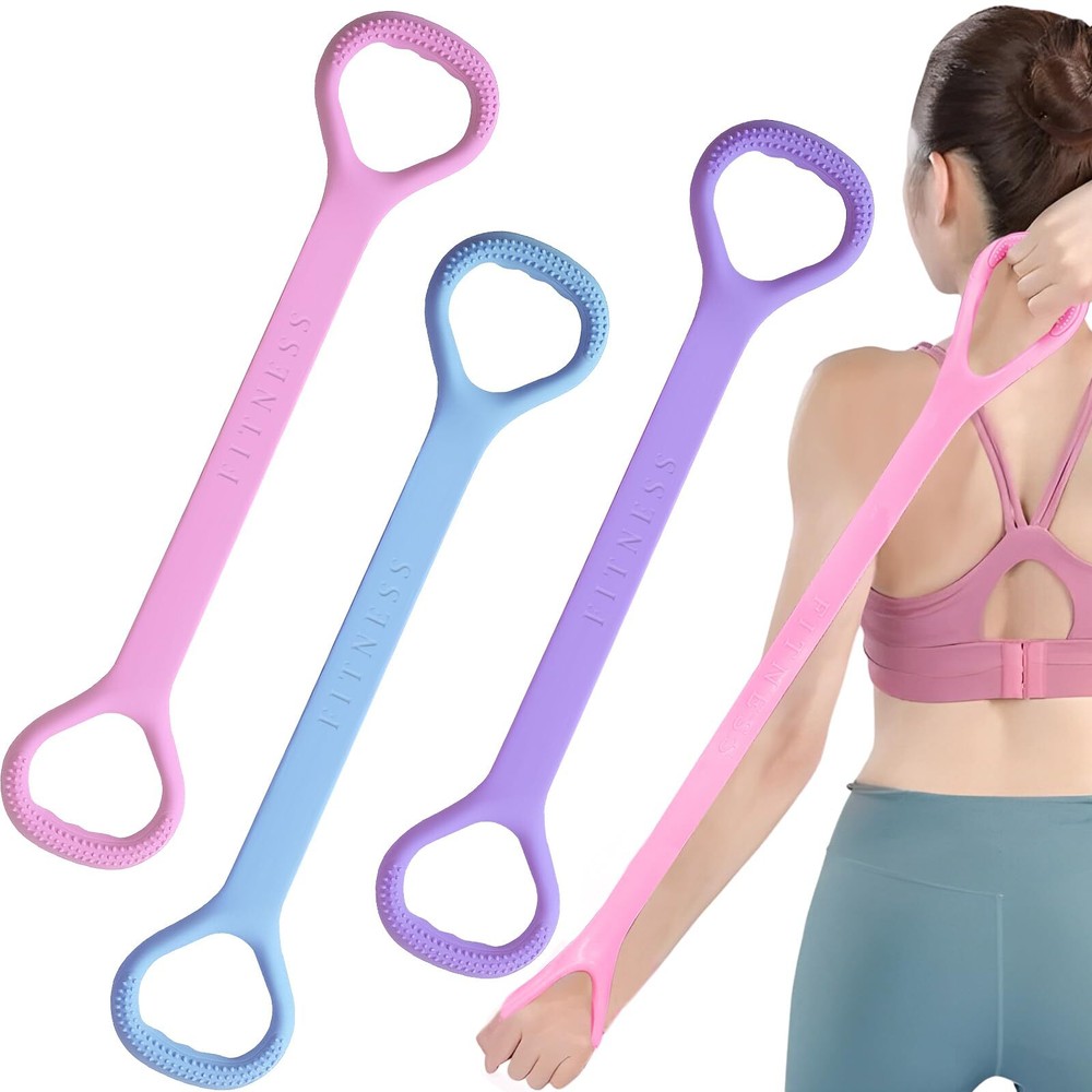 3Pcs Fitness Resistance Bands Set for Women, Arm Workout Bands Home Gym Equip...