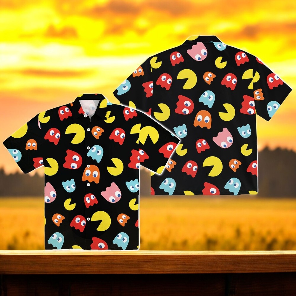 Little Monsters Pacman Hawaiian Shirt