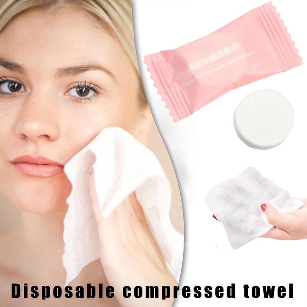 Mini Compressed Towel Disposable Capsules Towels Magic Face Care Tablet🔥