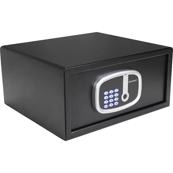 Biometric and Digital Keypad Security Safe with Interior LED Lights AX13632-image