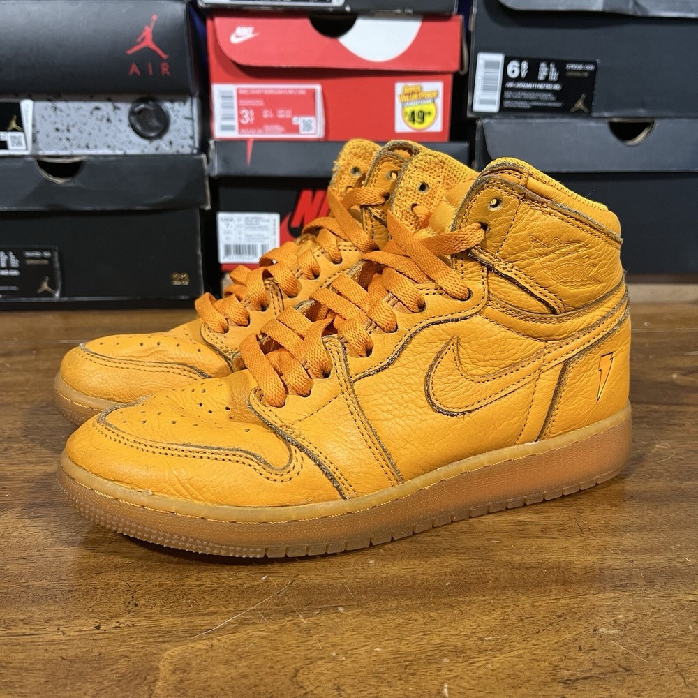 Size 5 - Air Jordan 1 Retro OG G8RD High Orange Peel