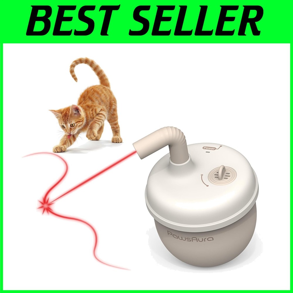Engaging Bubble Cat Laser Toy - USB Rechargeable