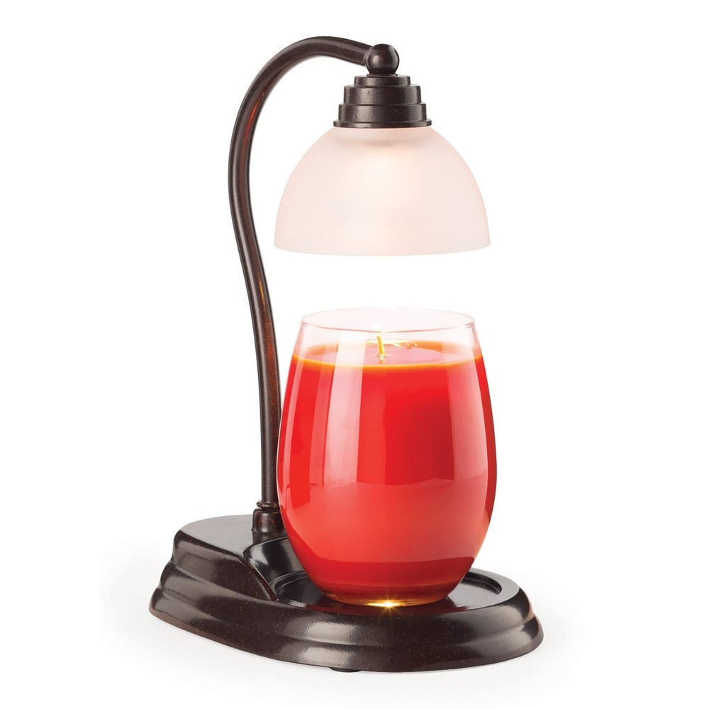 Aurora Candle Warmer Lamp for Top-Down Melting with Brochure