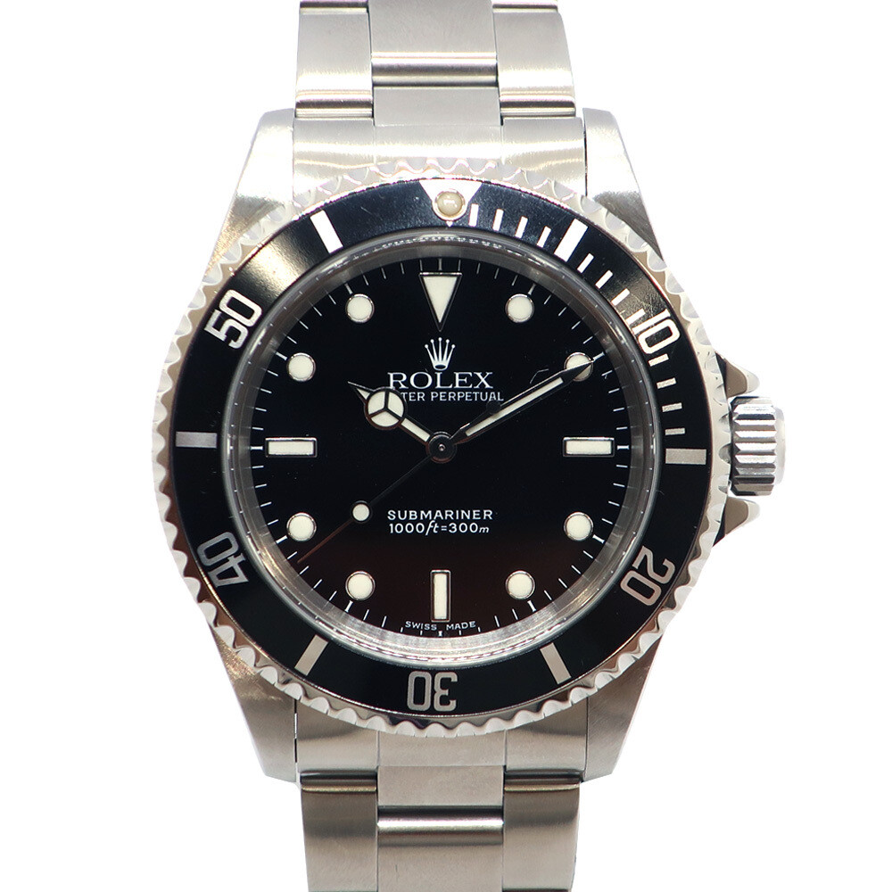 ROLEX SUBMARINER NO DATE 14060M Cal.3130 Y BLACK AUTOMATIC 415198