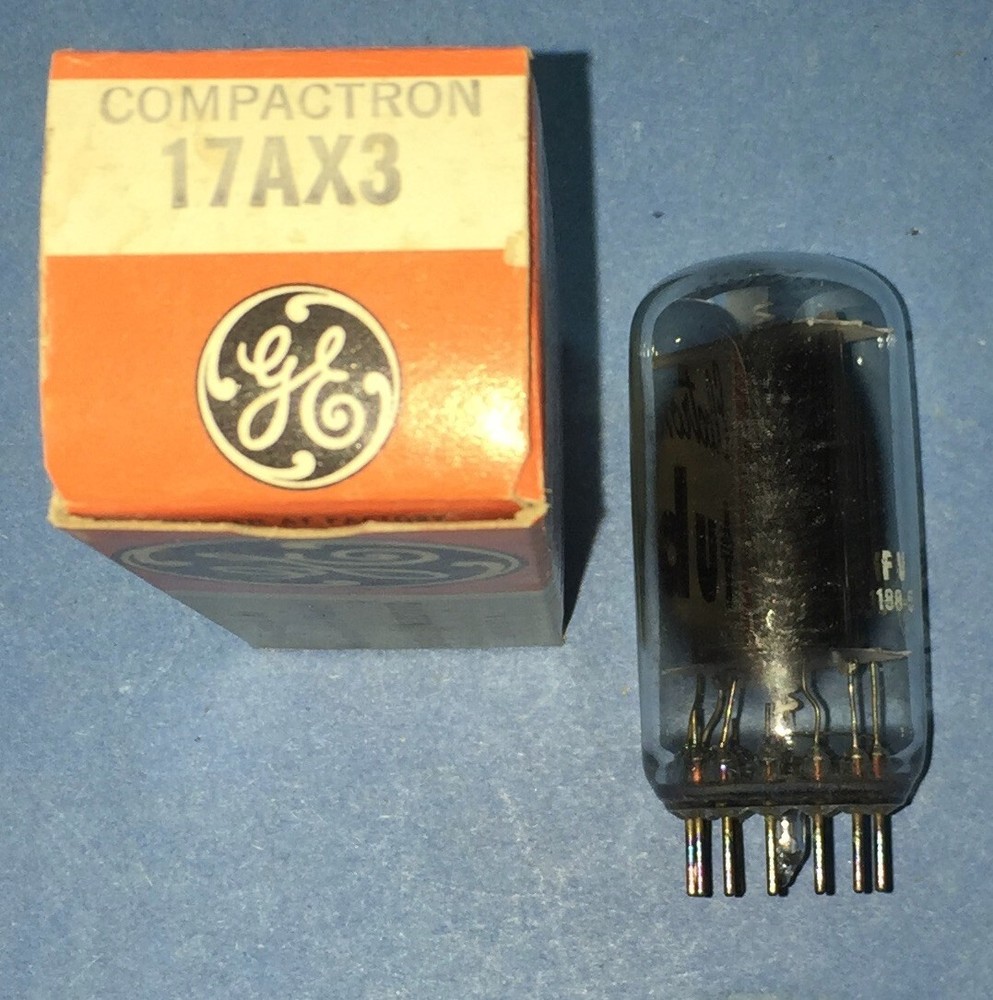 17AX3 NOS vacuum tube GE rectifier