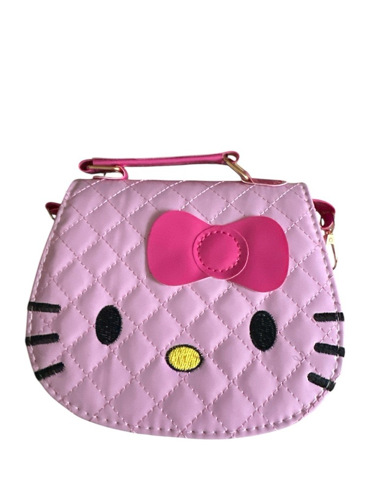 Hello Kitty Quilted Crossbody Shoulder Bag for Women