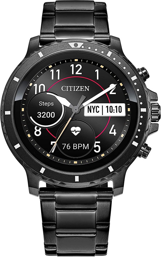 Citizen MX0007-59X Smartwatch with Touchscreen Heart Rate GPS Calls & Texts