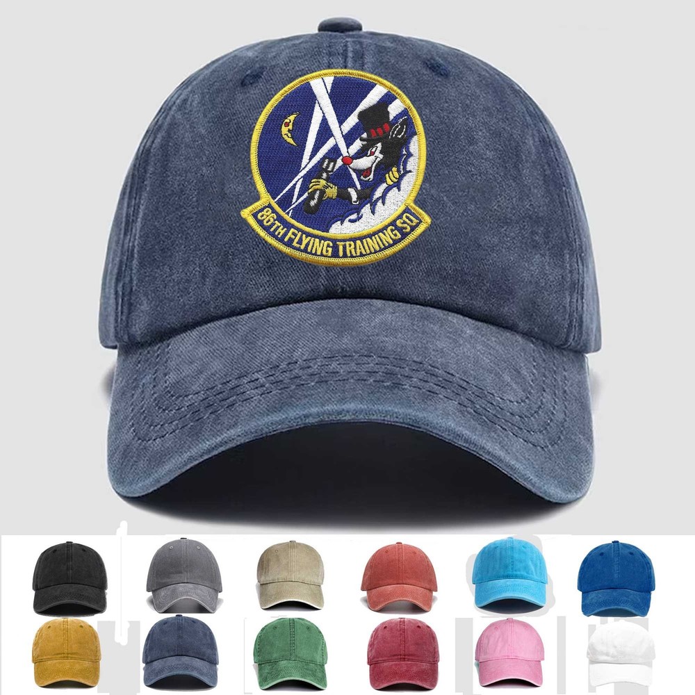 Custom Embroidered Hat 86th Flying Training Squadron, Veteran Cap, Gift Idea 2