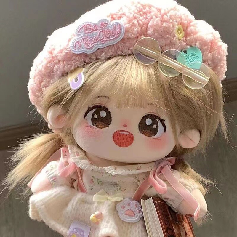 Tiantian Cotton Doll 20cm Plush Doll Humanoid Doll Baby Clothing Set Gift