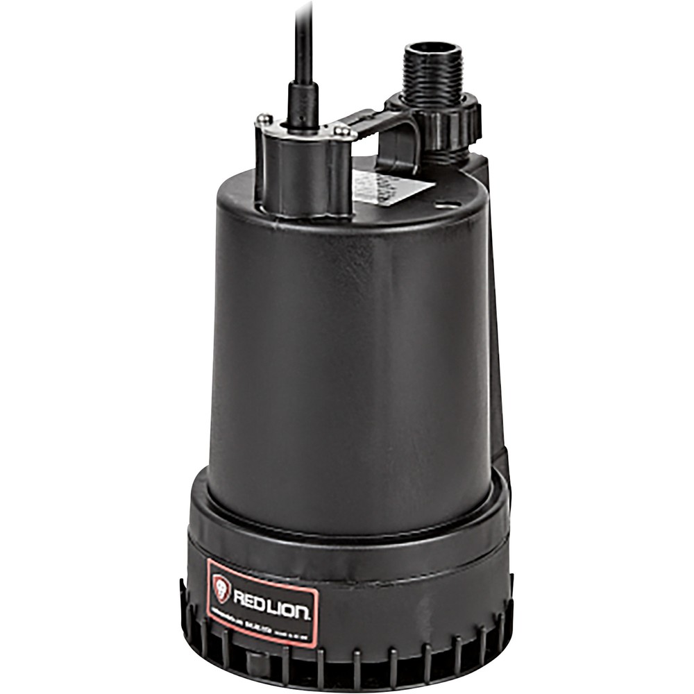 Red Lion Thermoplastic Submersible Utility Water Pump, 2,200 GPH, 1/4 HP,