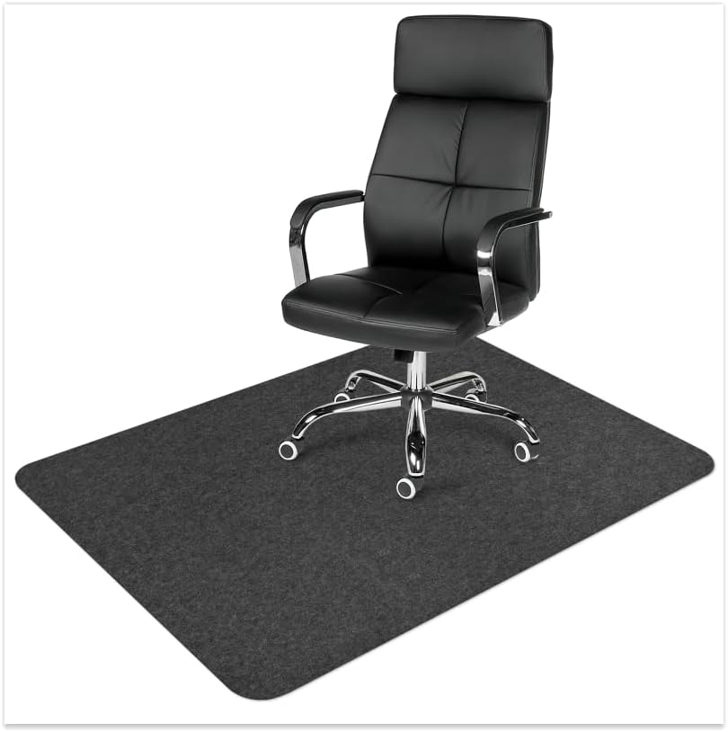 Hardwood Floor & Tile Office Chair Mat 55x35 Roller Friendly